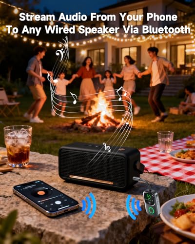 LED Display 2 in 1 Bluetooth 6.0 Transmitter Receiver 3.5mm AUX Jack RCA Wireless Audio Adapter Dongle for Airpods Headphones TV Airplane Flight Car Speaker Home Stereo, Dual Pairing & Handsfree Call - color: Black AUX+RCA+Aircraft