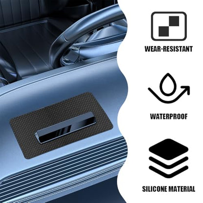 Car Dashboard Anti-Slip Mat, 10.6"×5.9" Universal Car Dash Sticky Rubber Mat, Non-Slip Car Magic Dashboard Sticky Adhesive Mat for Cell Phones, Keys, Coins, Sunglasses (Dots) - color: Dots