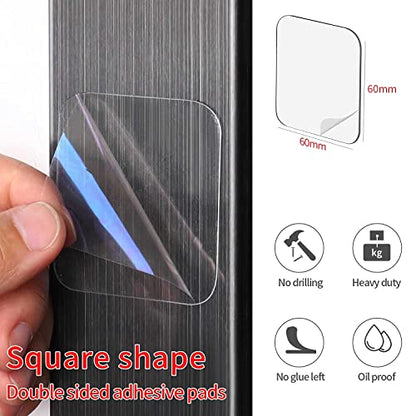 50PCS Large Double Sided Adhesive Pads for Mounting,2.36in - size: 50 Pieces - Square (2.36 inch x 2.36 inch)