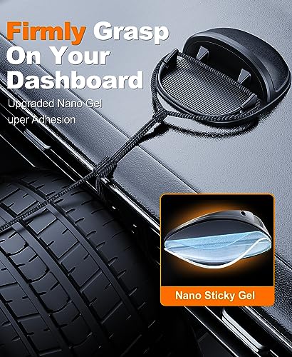 Beeasy Car Phone Holder, Dashboard Phone Holder for Car Anti-Slip Silicone Car Pad Phone Mount, Hands Free Phone Stand Compatible with iPhone, Samsung, Android Smartphones, GPS Navigation Devices - size: F01