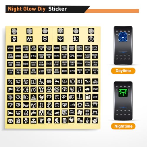 Nilight 3 Gang Rocker Switch Panel with 4.8 Amp Dual USB Charger Voltmeter Night Glow Stickers Waterproof 12V 24V DC Switches for Cars Trucks Boats RVs, 2 Years Warranty,Blue - color: Blue, size: 4 Gang Dual USB