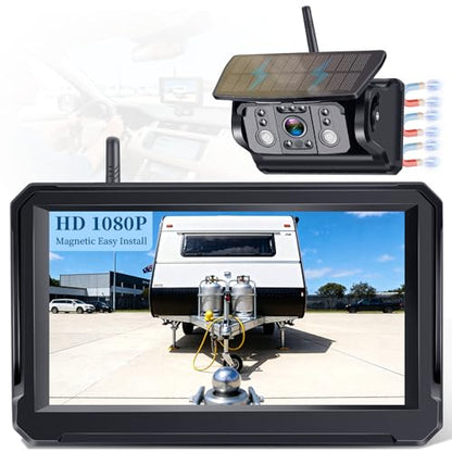 Magnetic Wireless Backup Camera for Truck: Strong Magnet, Portable - size: 5 Inch Monitor
