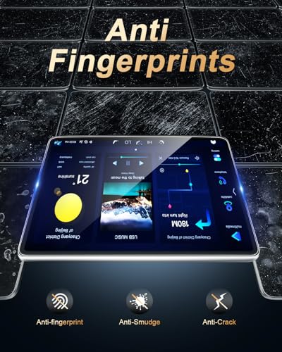Screen Protector For 2022-2026 Lexus NX 250/NX 350/NX 350h - 9.8-Inch Navigation 9H Tempered Glass Screen Protector For 2022 2023 2024 2025 2026 Lexus NX 250/350/350h Accessories - Anti Fingerprints