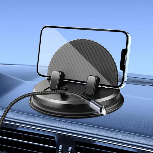 360° Rotating Car Dashboard Phone Mount, Dashboard Holder Phone Stand for Smartphones