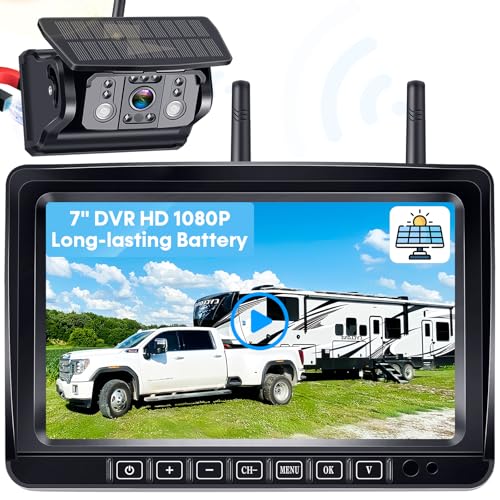 1080P Wireless Backup Camera Magnetic: 1-Min No Wiring Easy Setup & Remove