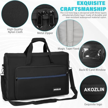 AKOZLIN 24 inch Monitor Carrying Case, Padded Monitor Bag, TV Travel Case - size: For 19"- 24" Screen