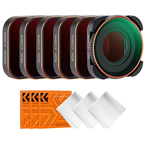 K&F CONCEPT 6 Pack ND CPL Filter Set for GoPro Hero 13/12/11/10/9 Black - style: ND Filter Set with CPL