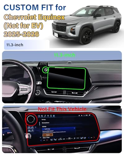 SKYLOTEC 15W Magnetic Charger Phone Holder for Chevy Equinox 2025-2026 - color: Magnetic Wireless Charger, size: Equinox 2025-2026 (11.3 inch screen)