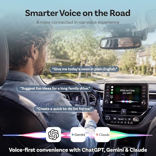 OTTOCAST Mini Slim Wireless CarPlay Adapter & Android Auto Adapter - color: Black