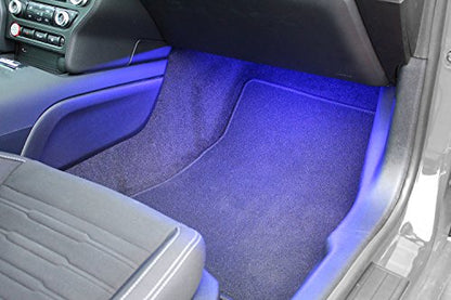 2-LED Footwell Lighting Kit -Blue - color: Blue