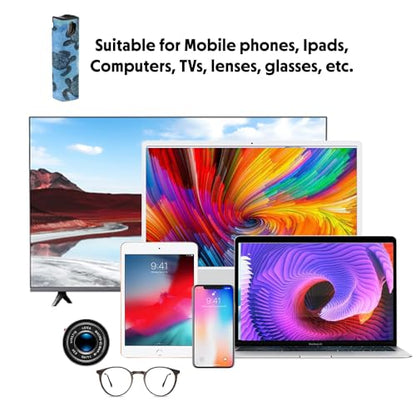 WIRESTER Screen Cleaner Spray Kit, All-in-One Spray and Wipe Cleaner, Touchscreen Mist Cleaner for Cell Phones, Tablets, iPad, Computer, Laptop, TV and Car Screens - Ocean Sea Turtles - color: Ocean Sea Turtles