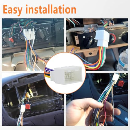 Radio Wiring Harness Connector for Ford 1999-2006 F150/F250 Ranger Explorer Escape, 1998-2005 Lincoln Mercury