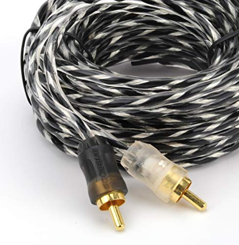 Scosche KDADCCSD Add-On Amplifier Install Wiring Kit - High Current Dual Car Amp Install Kit - Hybrid OFC Power/Ground Cable, Twisted Pair Audio Cables, Power Distribution Block and Wire Terminals