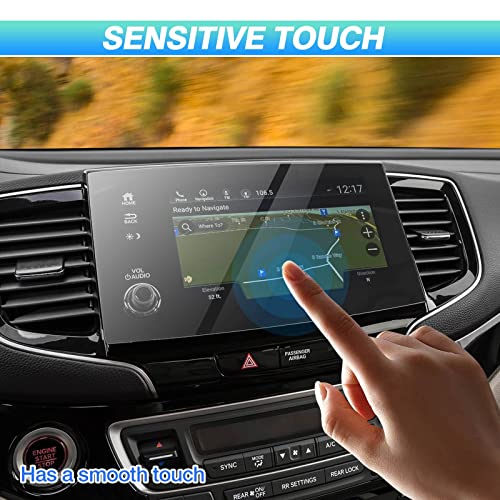 Autorder Custom Fit for Screen Protector 2019-2022 Honda Pilot/2019-2025 Passport Tempered Glass 9H Navigation Touchscreen Protective Film(8-Inch) - size: 2019-2022 Pilot/Passport
