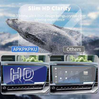 for 2026 Chevy Silverado 1500HD 13.4 Inch Navigation Touch Screen Protector - color: for 23-26 Chevy Silverado 13.4 Blue