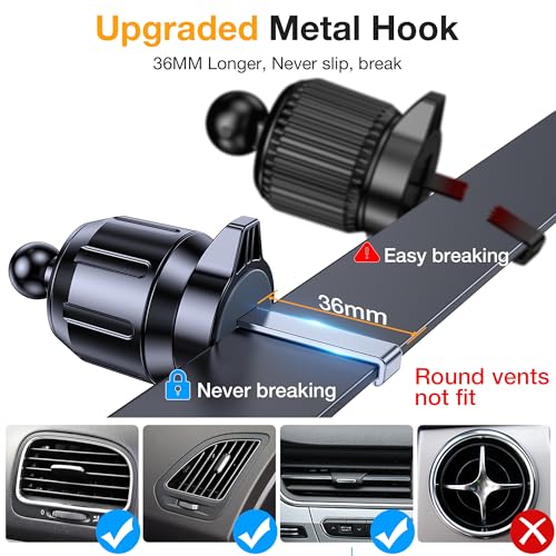 Romuto Phone Holders for Your Car Phone Holder Mount【90+LBS Suction Cup】 - color: Diamond Black