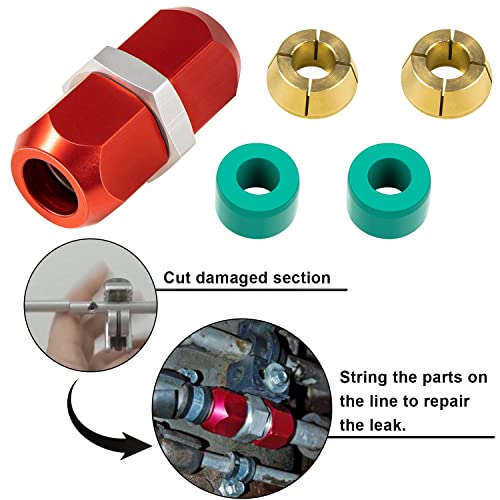 800-643 AC Line Splice Kit Air Conditioning Connector For 5/16'' A/C Repair - size: For 5/16'' Aluminum Lines