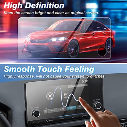 Karltys [Upgrade] Screen Protector for Honda Civic/CR-V 2023-2025 2026 CRV for Models Sport LX EX 11th Gen 2022-2025 and CRV 7-Inch [No Glare & Fingerprint] Tempered Glass Honda Civic/CR-V CRV Accessories - size: 7"Honda Civic/CR-V 2023-2026