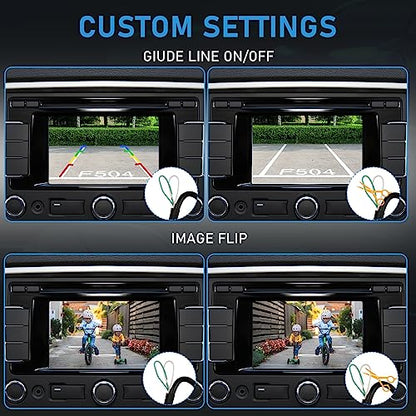 Backup Camera Rear View Reverse Camera HD License Plate Backup Camera