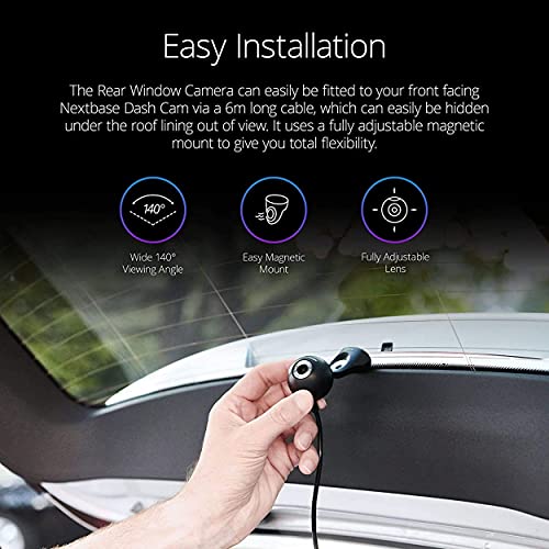 Nextbase 422GW Dash Cam Front + Rear Window Camera with 32GB SD Card - Full 1440p/30fps Quad HD Small in Car- WiFi Bluetooth GPS- Alexa Voice Control- Parking Mode Night Vision- 280/360 Degree Dual 6 - style: 422GW & Rear Cam + 32GB SD Card