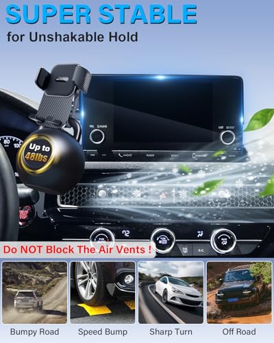 SKYLOTEC Car Phone Mount for GMC Terrain 2025 2026 Cell Phone Holder - color: Universal Holder, size: 2025-2026 GMC Terrain | 15-inch