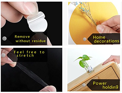 Pop Up Adhesive Dots Double Sided Mounting Tabs Round Sicky Pads Foam Tape Sticky Suction Tab Perfect for Dashboard Toys, Windshield, GPS, Tiles, Walls - size: 1.08 In Diameter