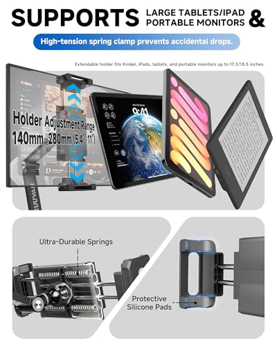 Portable Monitor Stand Holder for 15.6",18.5", Heavy Duty Aluminum Desktop