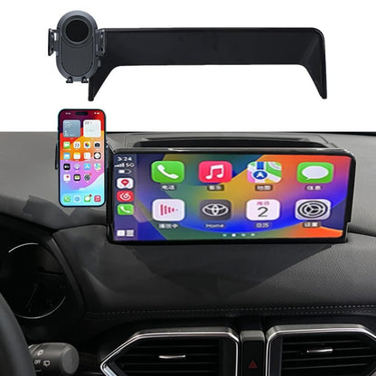 Car Phone Holder for 2021-2025 Mazda CX-5 CX5 Accessories,Phone Mount with Dash Organizer for CX5 with 10.25-inch Screen,Hands-Free 360 Degree Rotation Dash Mount Cell Phones Holder - size: 21-25 CX5 10.25-inch