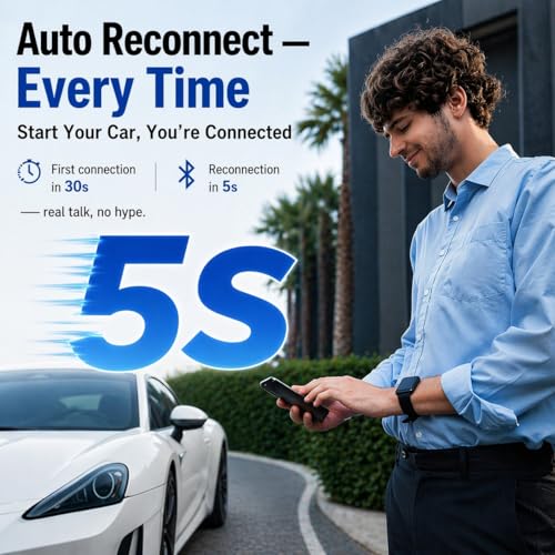 OTTOCAST Mini Nova Wireless CarPlay & Android Auto Plug & Play Adapter