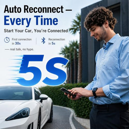 OTTOCAST Mini Nova Wireless CarPlay & Android Auto Plug & Play Adapter
