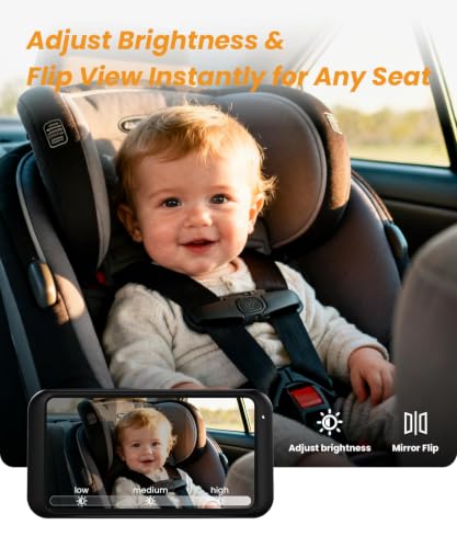 Babyvue USB Baby Car Camera, Backseat Monitor Car Seat Mirror - color: White