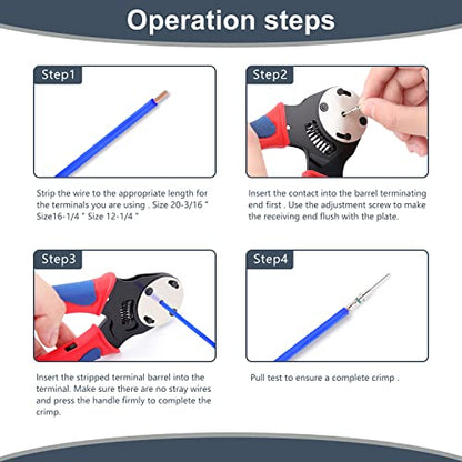 Newdeli 636PCS Deutsch Connector Kit 2 3 4 6 8 12 Pin DT Connectors with Deutsch Crimp Tool(14-20AWG) and Pin Removal Tool Size 16 Solid Contacts Waterproof Automotive Electrical Wire Connectors - size: DT Connector 636 Pcs Multi-Pin Kit