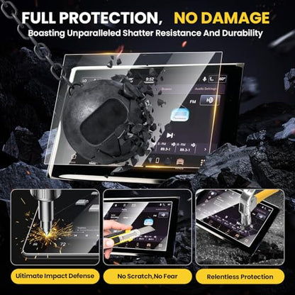 Karltys Screen Protector for 2022-2026 Jeep Grand Cherokee 4xe & L 8.4 Inch Screen Protector Touchscreen (Not for 10.1 inch) Anti Glare Anti Fingerprint Car Radio Screen Cover - size: 8.4"Jeep Grand Cherokee 4xe & L 2025-2026