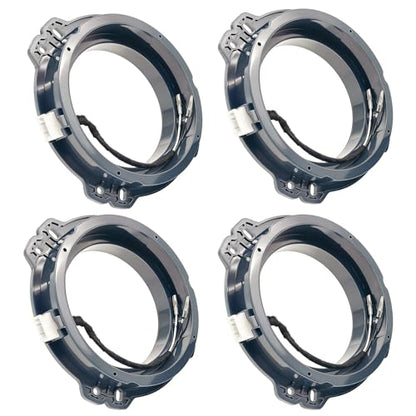 HIGHLIKEINST&Acc 4PCS 6"/6.5"/6.75" Car Speaker Adapter Bracket Speaker Wiring Harness Kit with 2006-2026 Hyundai Sonata/Santa Fe/Azera/Elantra/KIA 2011-2026 Speaker Adapter Brackets