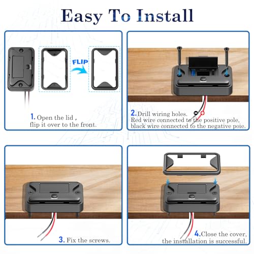 90W 12V USB Outlet Panel Wall Mount, Dual 36W USB C and QC 3.0 18W Car USB Port Charger with Voltmeter Button Switch, Waterproof 3 USB Multi Port Power Outlet DIY 12V Accessories for Car Bus RV -2 PC - size: 2PCS