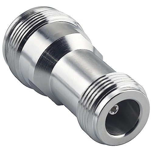 onelinkmore 4.3/10 Mini DIN Connector Female to N Female Adapter Teflon 0-6GHz Connector Coax Adapter - size: 4.3/10 Mini DIN Female to N Female