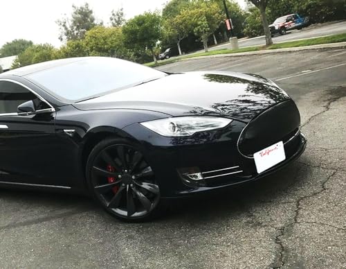iJDMTOY Grille Mesh License Plate Relocator Kit for Tesla 2012-2016 Model S