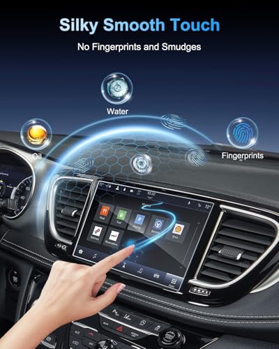 2021-2026 Pacifica Matte Anti-Glare Screen Protector - For Chrysler Pacifica (Touring/Touring L/Limited/Pinnacle/Select) 10.1" Touchscreen 2026 Pacifica Accessories 9H Tempered Glass [NO Glare&Fingerprint] - color: Pacifica 2021-2026 10.1"Navi Matte