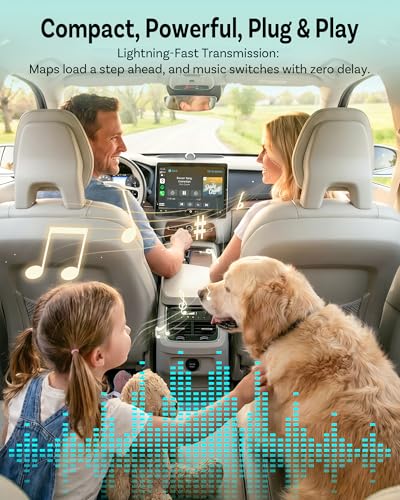 OTTOCAST Mini Nova Wireless CarPlay & Android Auto USB-C Adapter