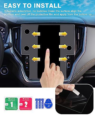 Karltys Screen Protector for 2025-2020 Subaru Outback Legacy 11.6 inch [No Glare & Fingerprint] Tempered Glass Subaru Outback Legacy Accessories - size: 11.6"Subaru Outback Legacy 2025-2020