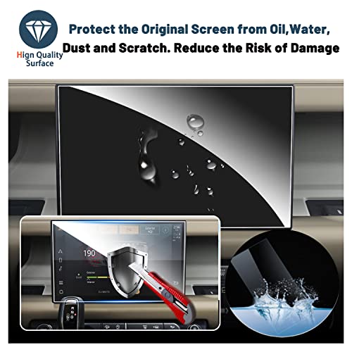 Ruiya Screen Protector for Defender 11.4-in Display Touchscreen 9HD Tempered Glass Compatible with 2023-2026 Land Rover Defender 90/110/130 Accessories - color: 2023-2026 Land Rover Defender 11.4-inch
