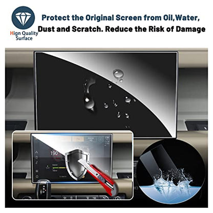 Ruiya Screen Protector for Defender 11.4-in Display Touchscreen 9HD Tempered Glass Compatible with 2023-2026 Land Rover Defender 90/110/130 Accessories - color: 2023-2026 Land Rover Defender 11.4-inch