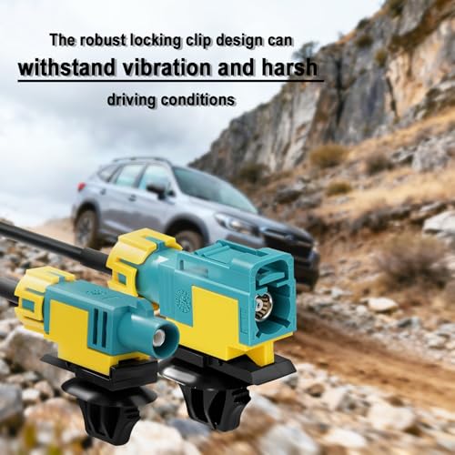Bingfu 16.4ft FAKRA Z Female to Male Waterproof Car Antenna Extension Cable RG174 Coaxial for Android Stereo Head Units GPS FM AM Radio Sirius XM Satellite 4G LTE Bluetooth