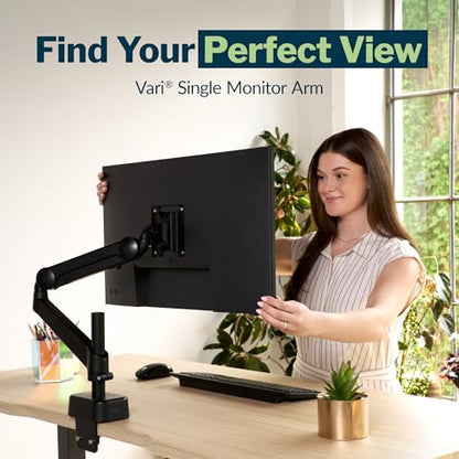 Vari Single Monitor Arm – Black - size: Single-Monitor Arm