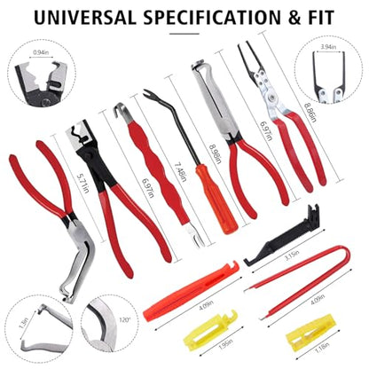 Dntorx 12 Pcs Automotive Electrical Disconnect Pliers kit