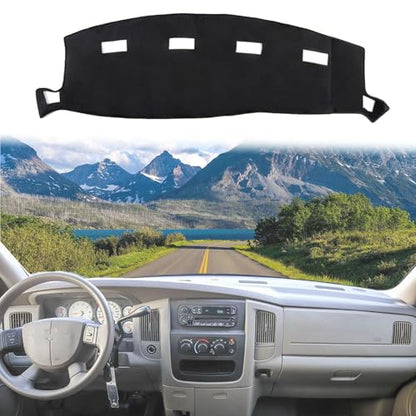 Dashboard Cover Suitable for Dodge Ram 1500 2002-2005/Dodge Ram 2500 3500 2003-2005 Car Dashboard Cover Sun Visor Mat Non-Slip Polyester Dashboard Accessories - size: 02-05 For Dodge Ram 1500/03-05 Ram 2500 3500