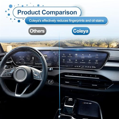 2025 2026 Enclave Screen Protector for Buick Enclave (Preferred/Sport Touring/Avenir) Ultrawide 30-inch Display, 9H Tempered Glass 2026 2025 Enclave Accessories Anti-Scratch&HD Transparent 30"