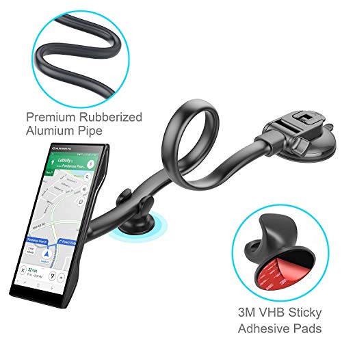 APPS2Car for Garmin GPS Car Mount, Windshield Dashboard Suction Cup GPS Mount for Car, Replacement Holder for Garmin Dezl Drive Zumo DriveSmart RV Nuvi Driveassist StreetPilot DriveLuxe