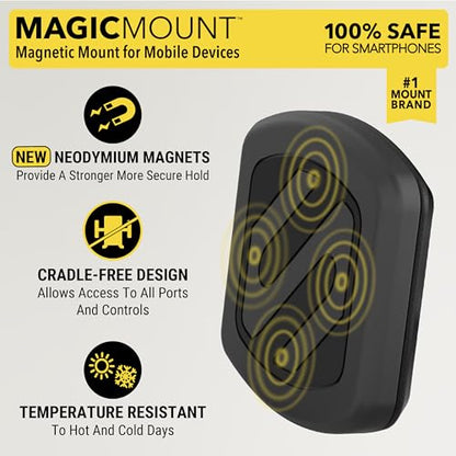 Scosche MXWDL Magnetic Cell Phone Holders for Your Car Dash/Windshield, Suction Cup Phone Holder Car Mount with Extra Strong Magnet, Thick Metal Plate Compatible with iPhone, Samsung and More, 2 Pack - size: 2 Pack, style: Extra Strength - Flex Window / D