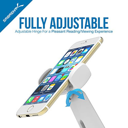 Sabrent Universal Car Window/Dash Mount Holder for Most Smartphones Devices [White] (CM-SPHW)